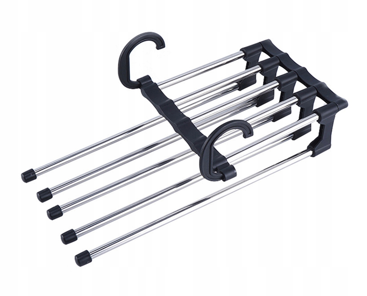 

AG434 Wieszak Na Spodnie Organizer Do Szafy 5 Par