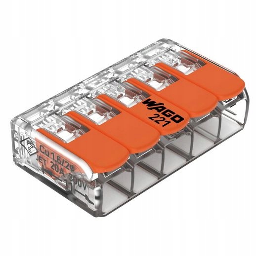 

Złączka Wago 5-torowa uniwersalna ER333