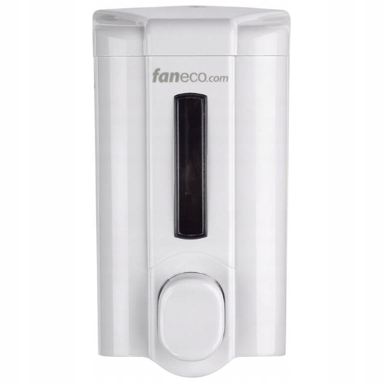 Dozownik do mydła ścienny Faneco 500 ml biały