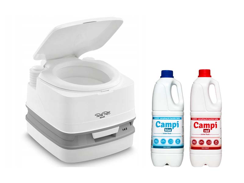 Toaleta Porta Potti 145 Thetford Płyny Campi 4L