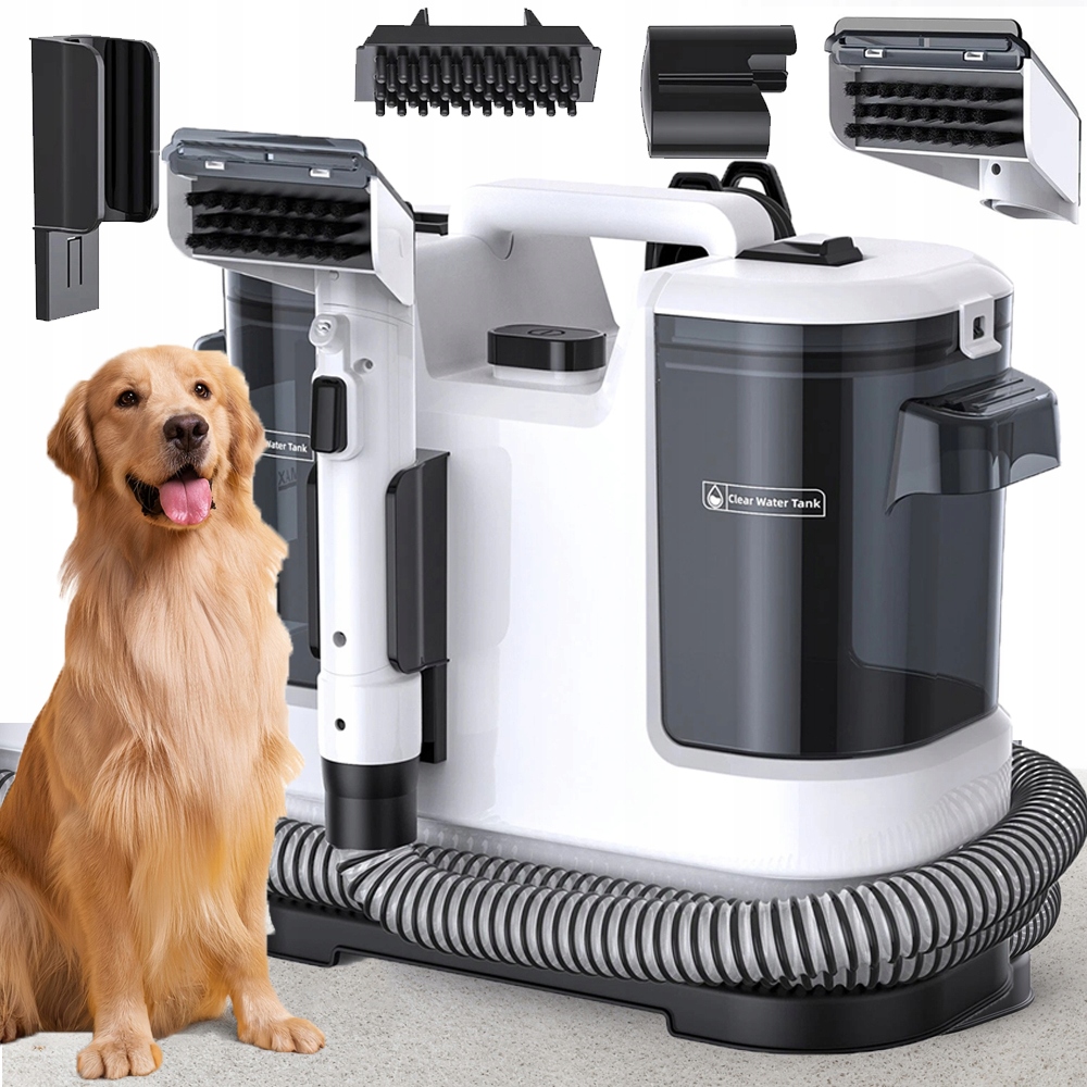 Výkonný Vysavač Pro Mokré A Suché Koberce, Rozprašování, Sání 12000 Pa