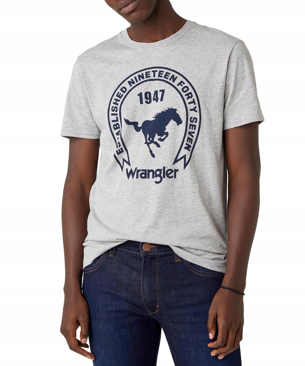 

T-shirt Wrangler America Tee W7AGD3X37 Mid Grey XL