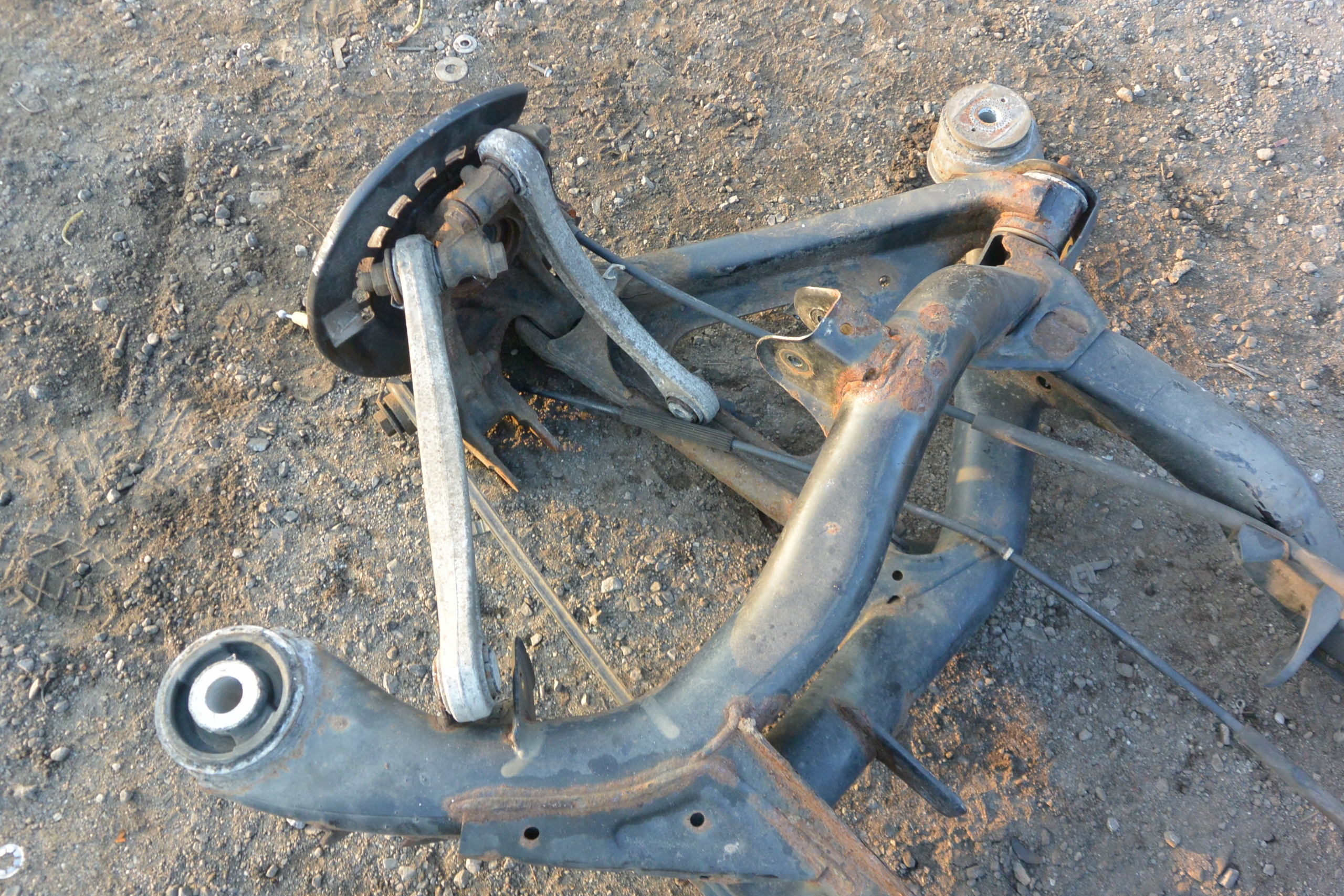 subframe axle beam arm swing rear part AUDI Q7 4L