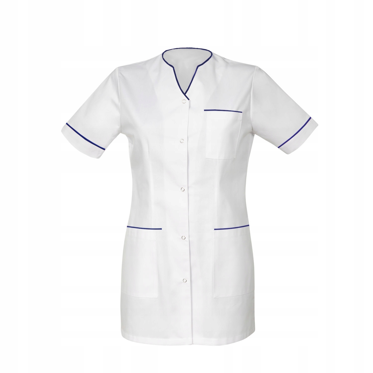 

Żakiet medyczny damski biały/granat fartuch r.46