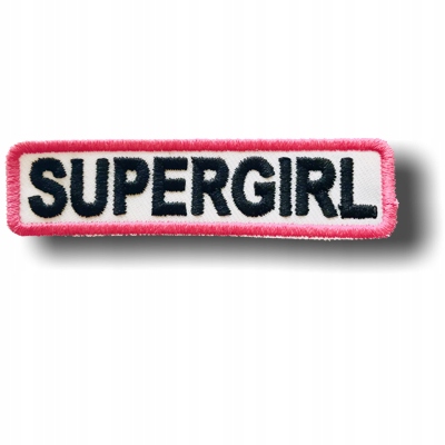 

Naszywka Aplikacja Łatka Termo Modna SuperGirl