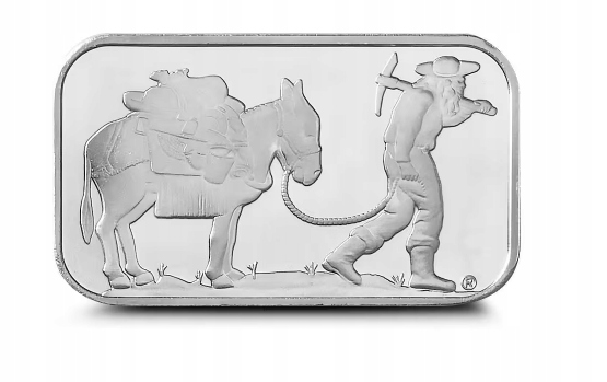 Sztabka Srebra 1 uncja SilverTowne Prospector próba 999,9