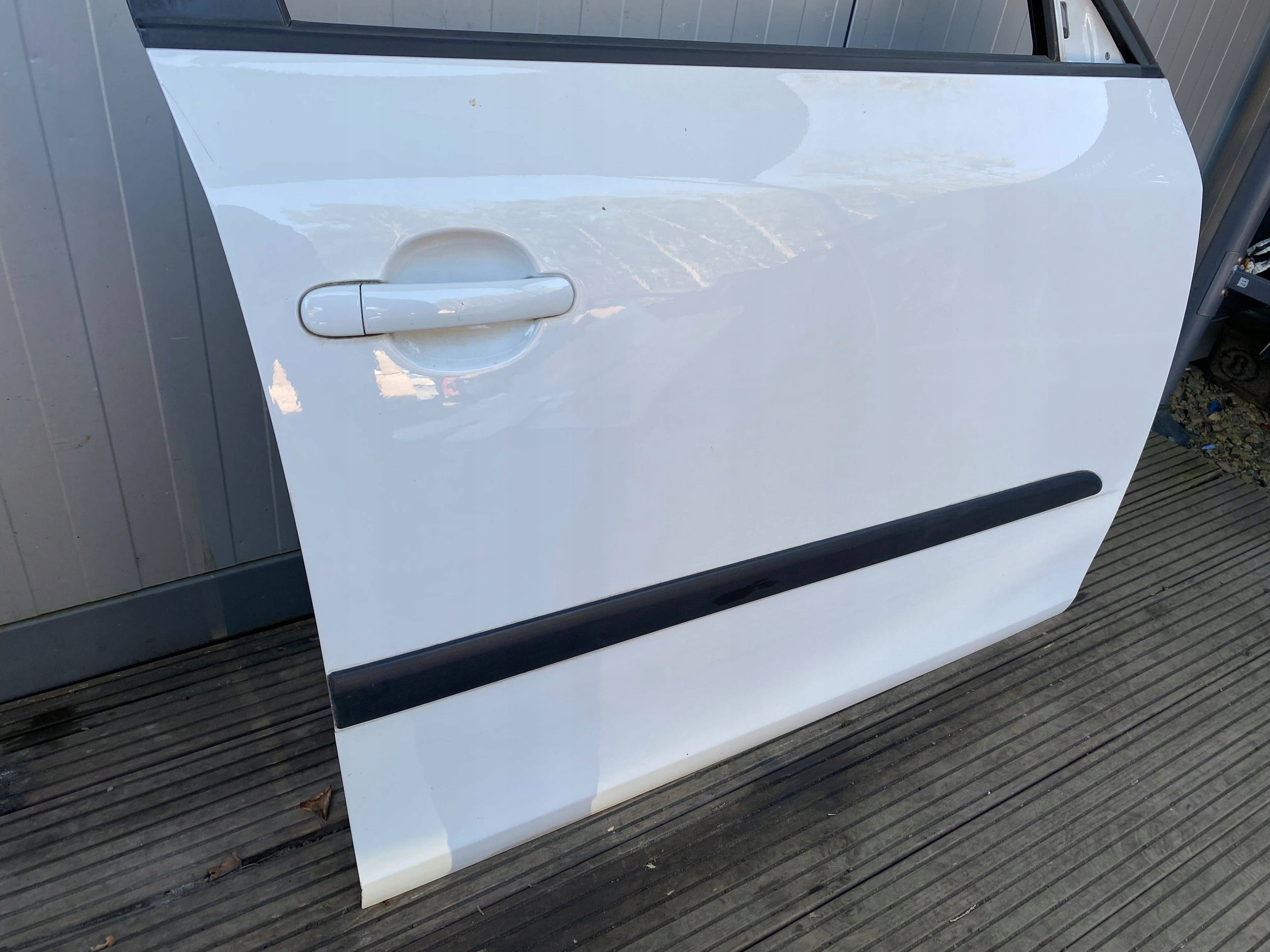 SKODA FABIA II LIFT complete door right front front LF9E BIALY