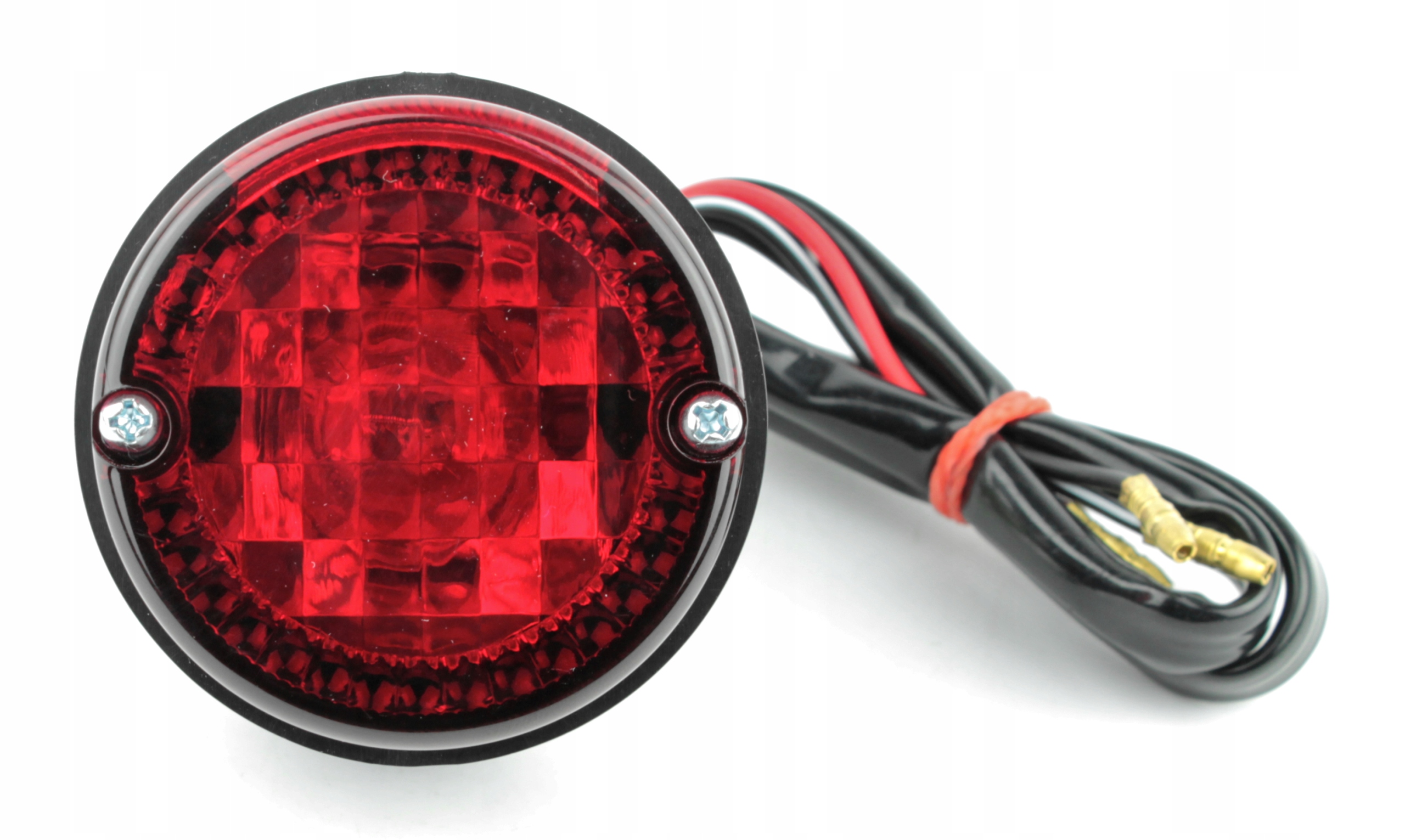 LAMPA TYLNA LED MOTOR UNIWERSALNA OKRĄGŁA CZERWONA Dopasowanie do pojazdu produkt uniwersalny