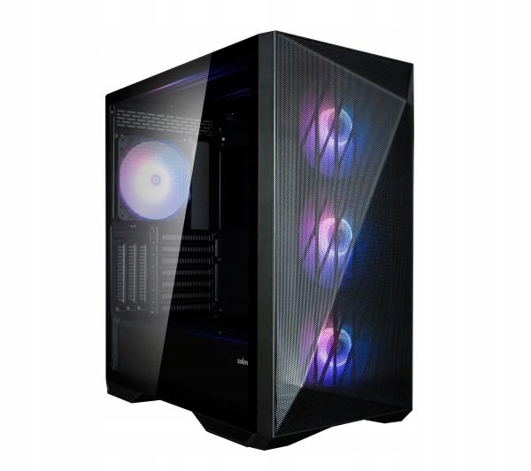 Zalman skříň Z9 Iceberg black Middle tower Atx 4x140mm fan Argb tem