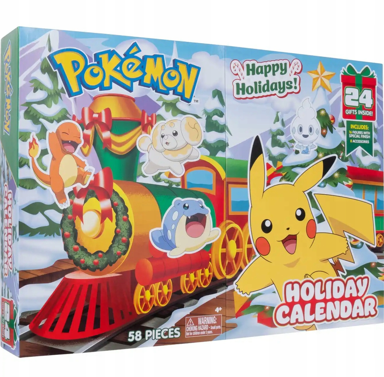 Pokemon Kalendarz Adwentowy Happy Holidays
