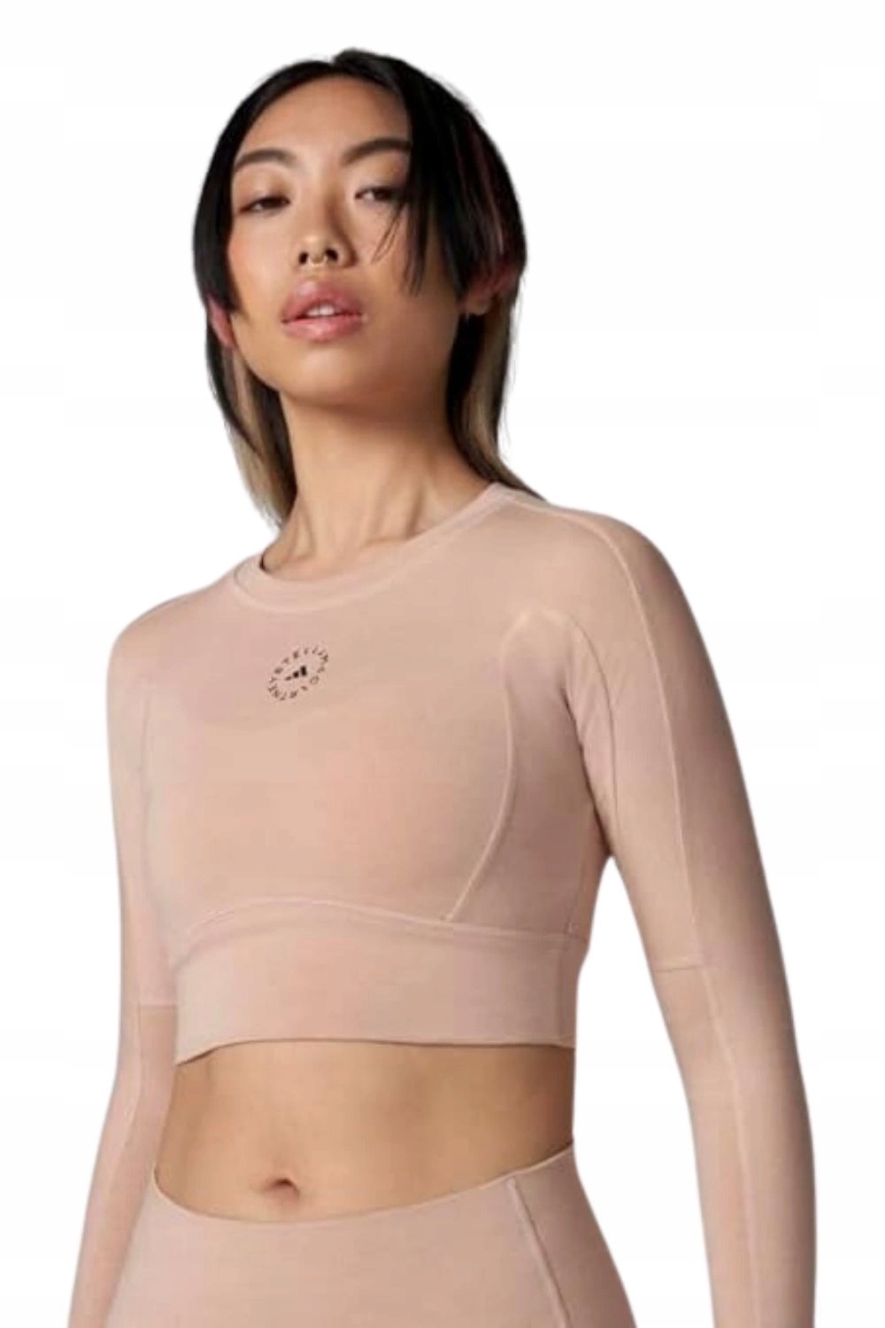 Sportovní top Adidas X Stella Mccartney s dlouhým rukávem, růžový, vel.
