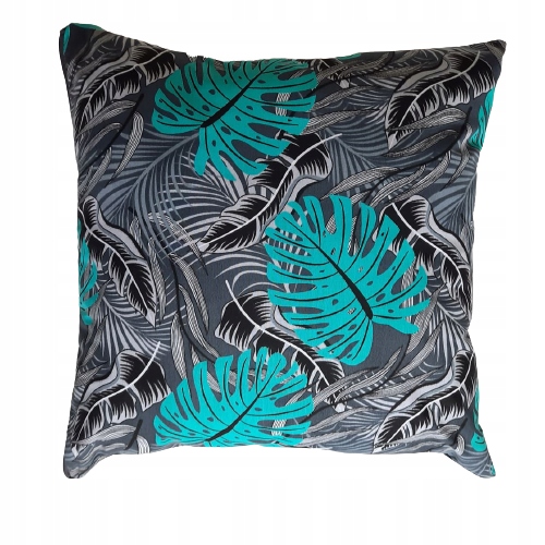 

Poszewka Czarna Turkus liście monstery 60X45 CM