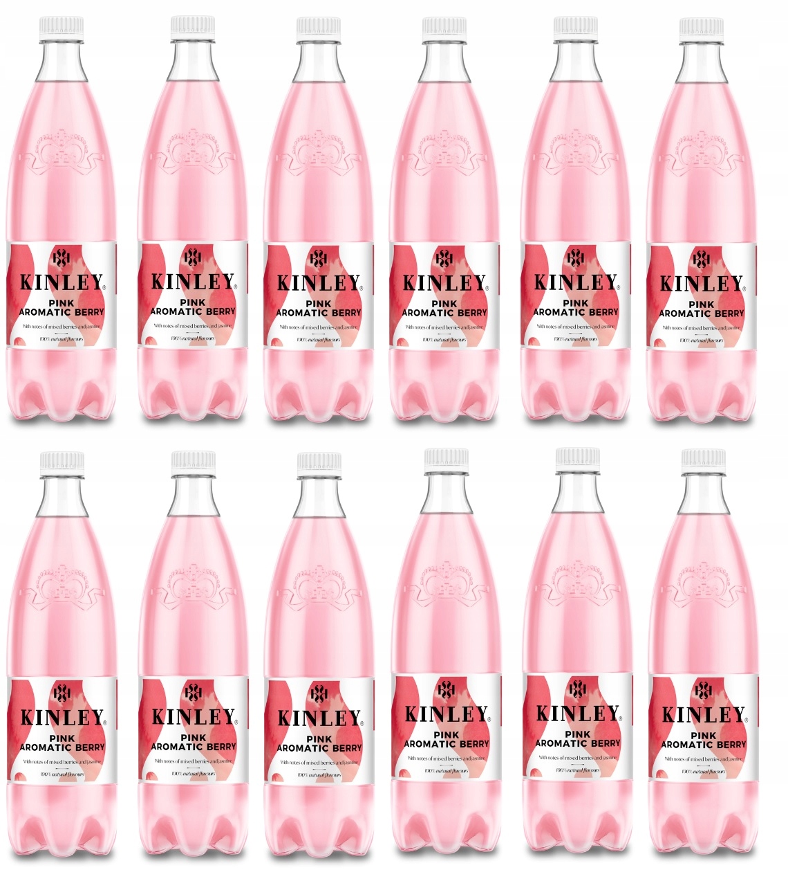 12x 1L Kinley Pink Aromatic Berry Zgrzewka