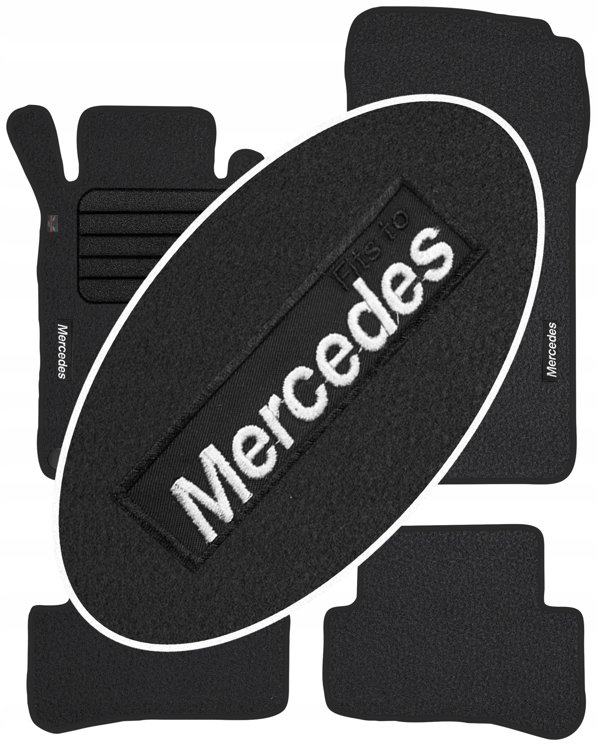 

C Klasa W203 2000-2007 Welurowe z Wgrzewką