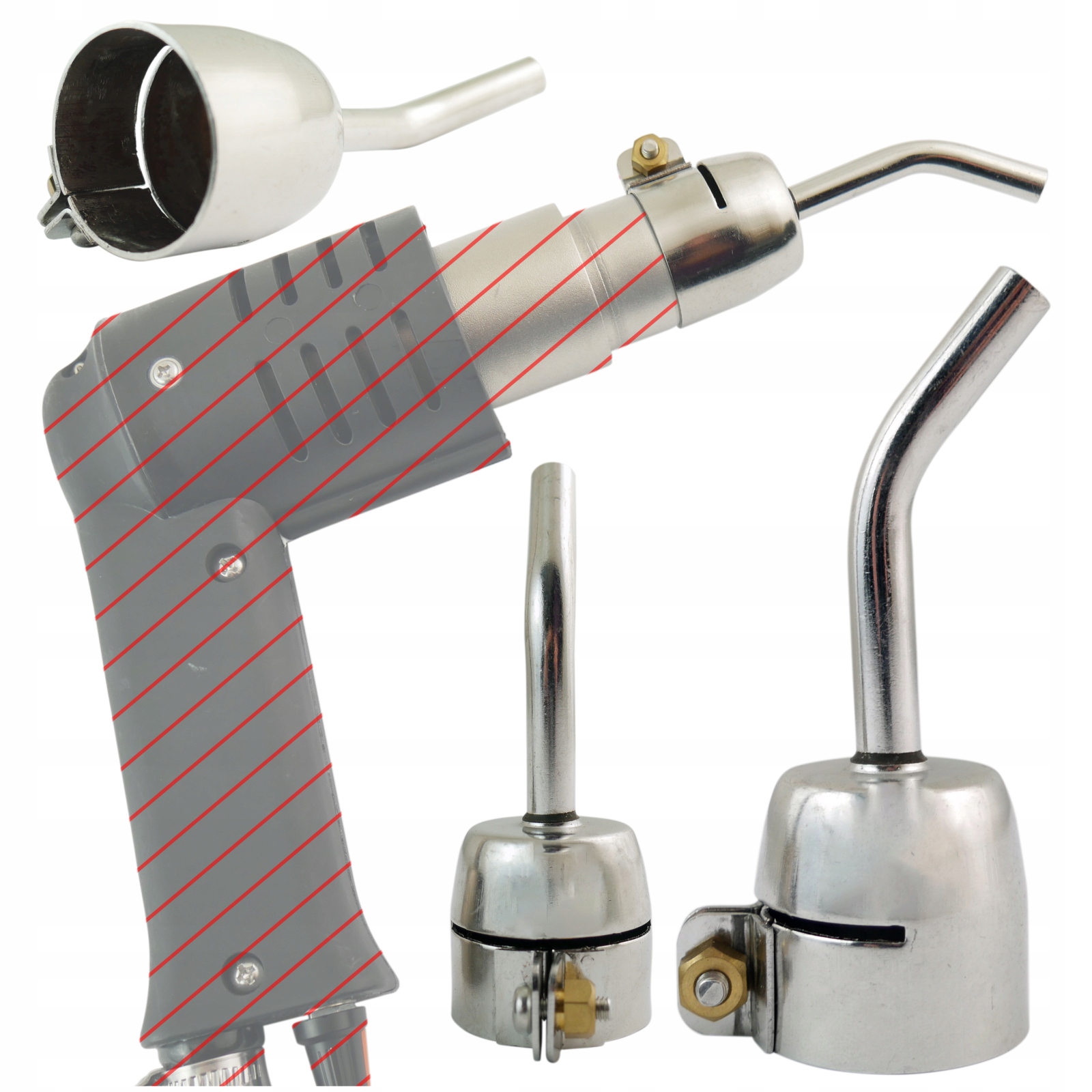 Tryska pro svařovací stroj na plast Bosite S2 Krátká ohnutá koncovka pro svařovací stroj