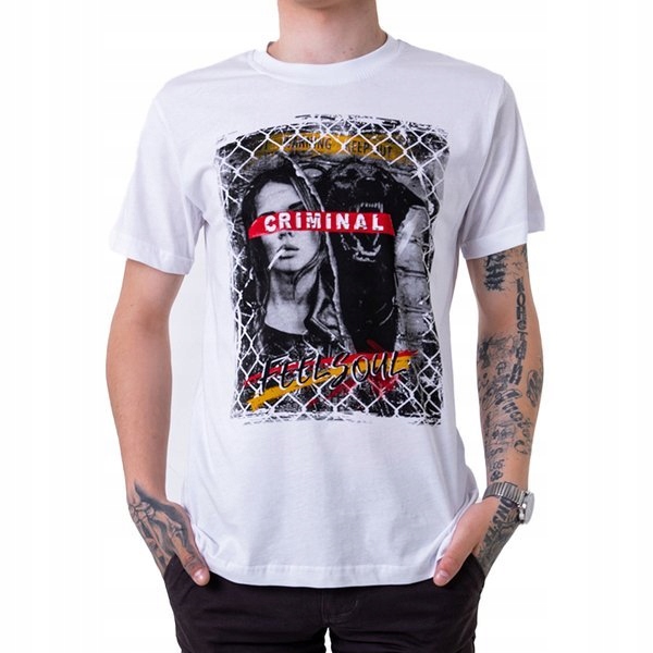

1011 White Biały Męski T-shirt XXL-44