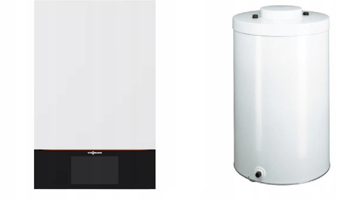 Kondensacyjny Gazowy Kocioł 25kW Viessmann Vitodens Zbiornik 150L Cugb-a