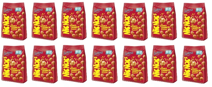 14 x 125 g Lorenz Nic Nac's arašídy v křupavém obalu Karton