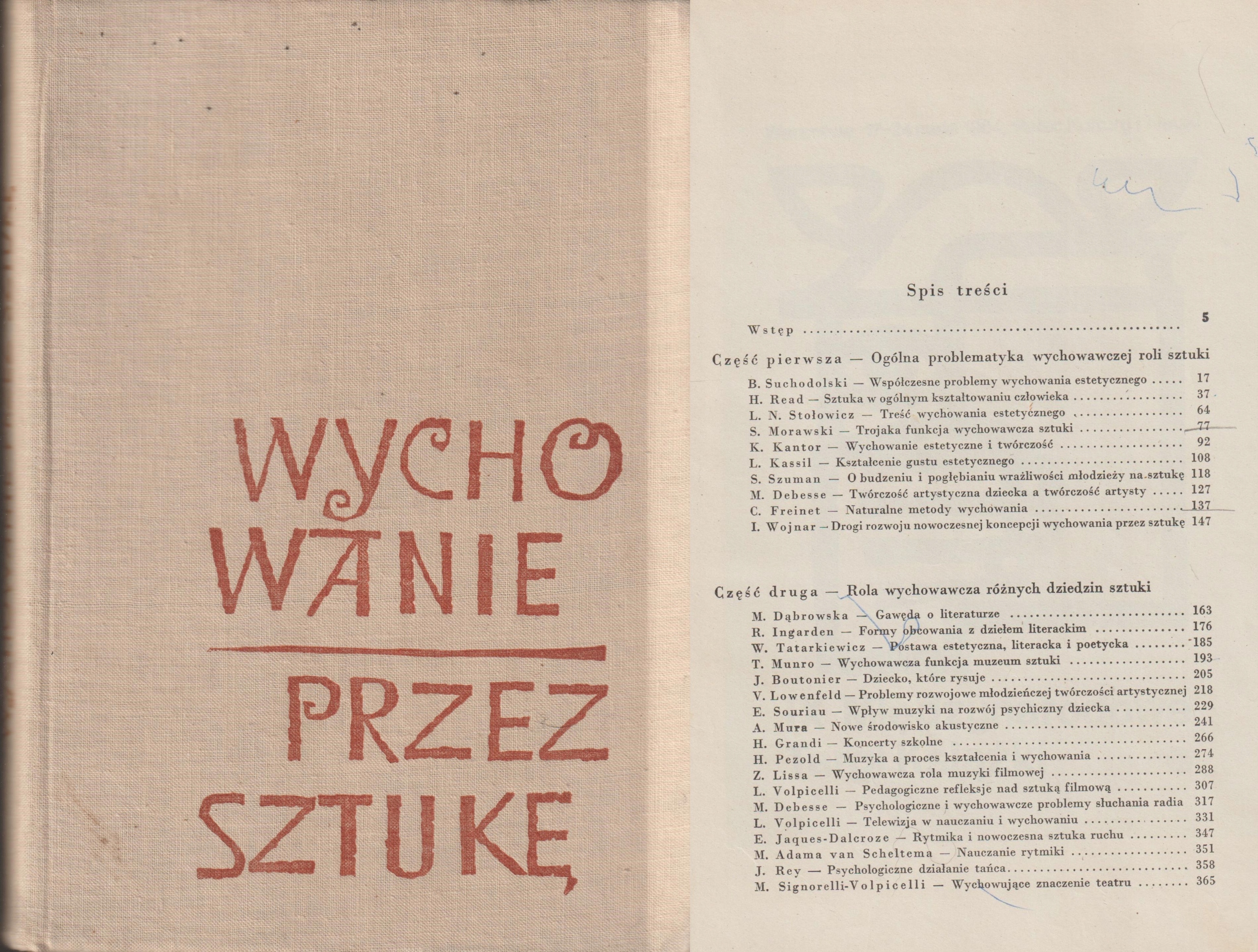 WYCHOWANIE PRZEZ SZTUKĘ Irena Wojnar