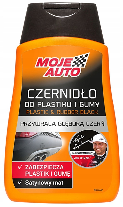 MOJE AUTO - CZERNIDŁO DO PLASTIKU I GUMY - 250 ml