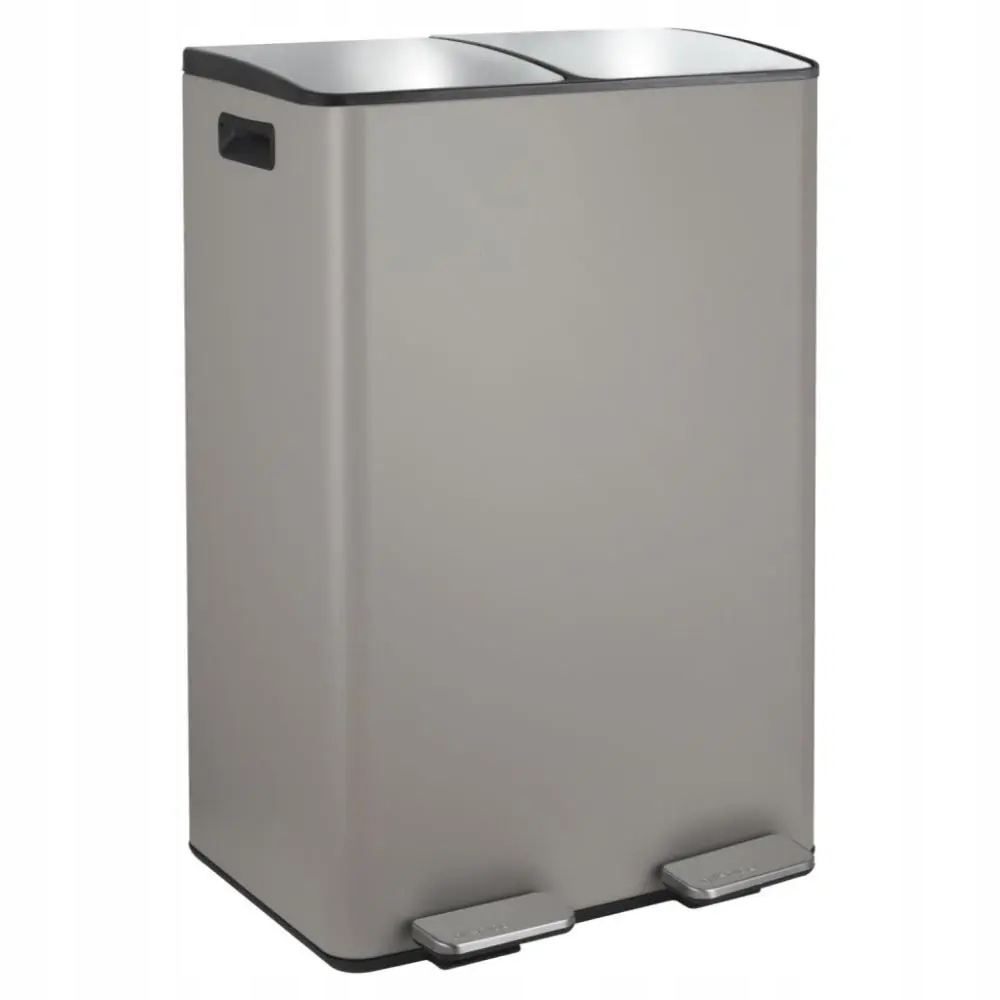 Levně Spirella Aliya pedálový odpadkový koš tříděný odpad 2 x 30