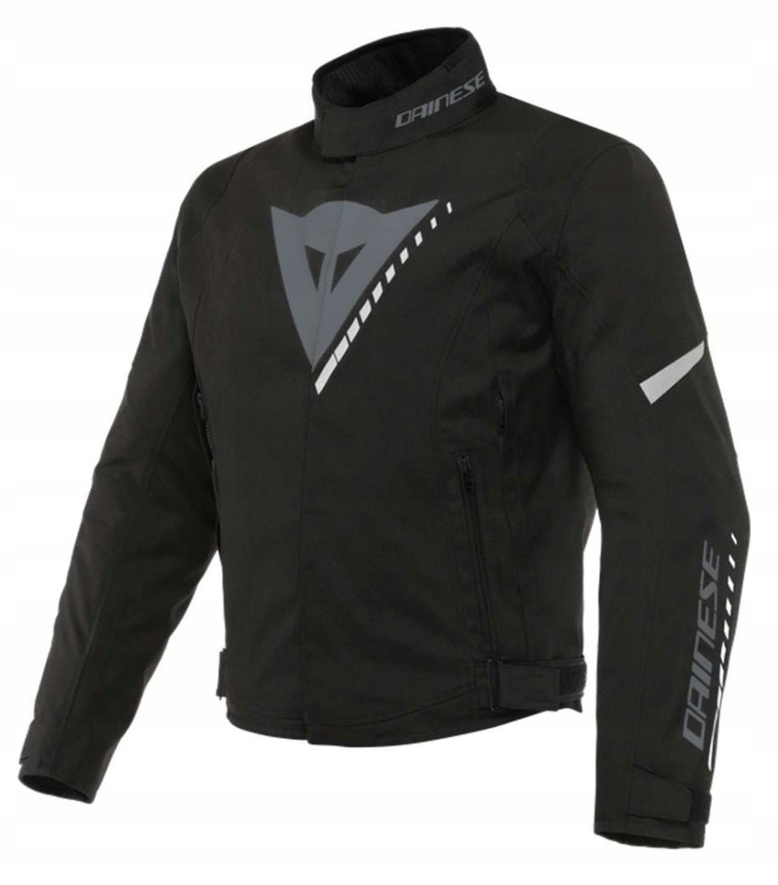 Textilná bunda Dainese Veloce D-Dry čierna/uhlie/biela Veľkosť 52