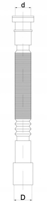 SYFON BUTELKOWY UMYWALKOWY PÓŁSYFON ELASTYCZNY 32 Marka Hydroland