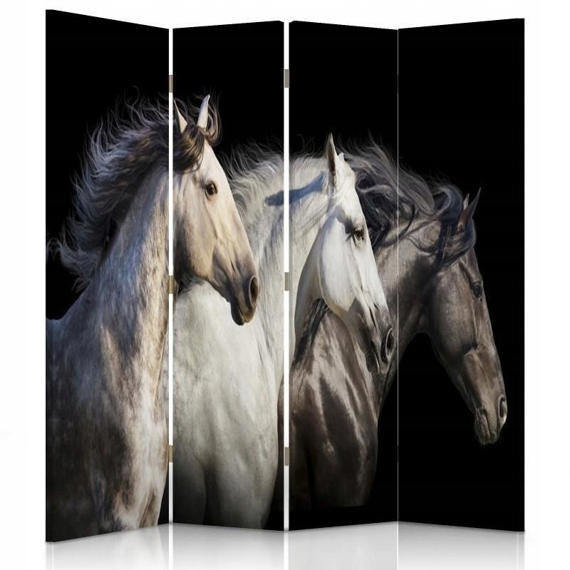Dvojstranný paraván, Tri kone 145x170