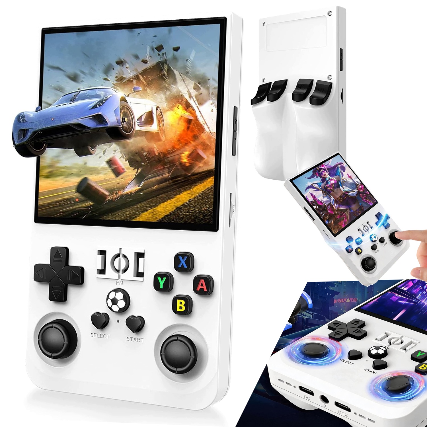 Przenośna Konsola R36MAX 64GB +18000 Retro Gier 4000MAH 4" Ips