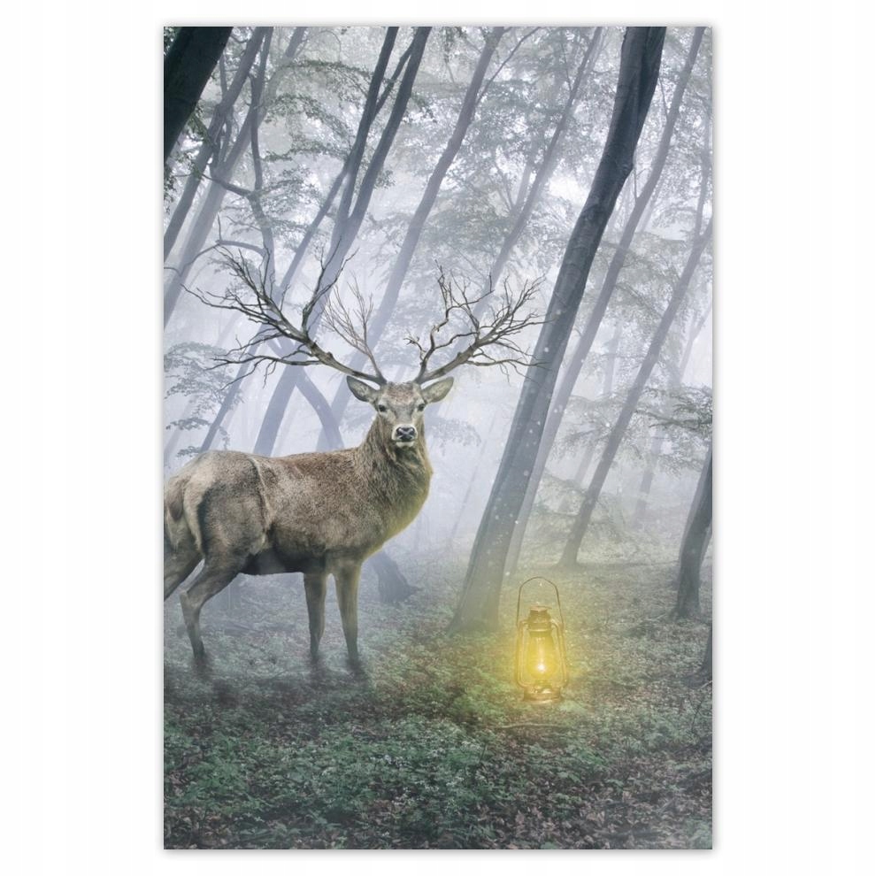 

Plakaty 40x60 Jeleń w lesie