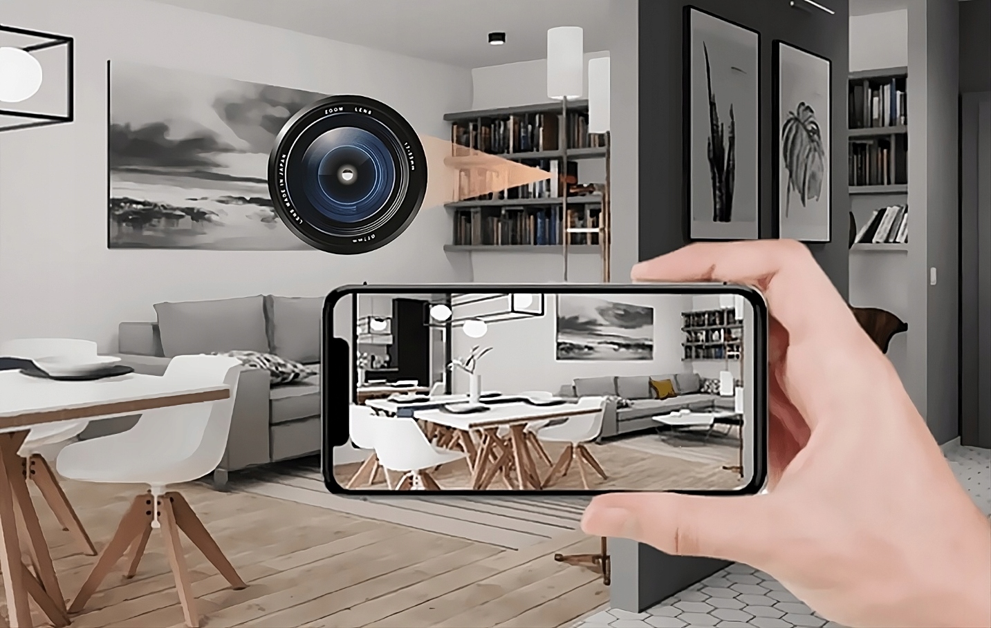 UKRYTA KAMERA WiFi GŁOŚNIKI SZPIEGOWSKA MINI DETEKCJA PODGLĄD NA ŻYWO Model MKYX15