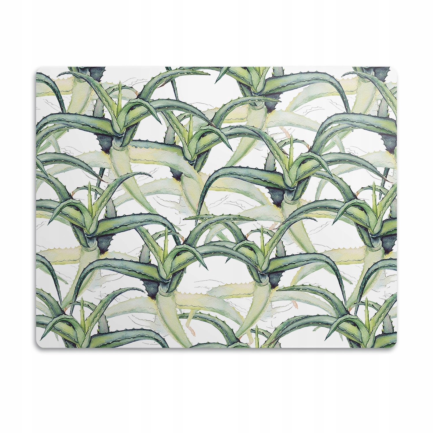 Levně Pro psa podložka pod misku Aloe rostlina 90x60 cm