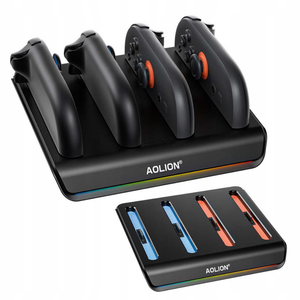 Stacja ładowania 4 kontrolerów Joy-Con 2 do Switch 2, 3,5h