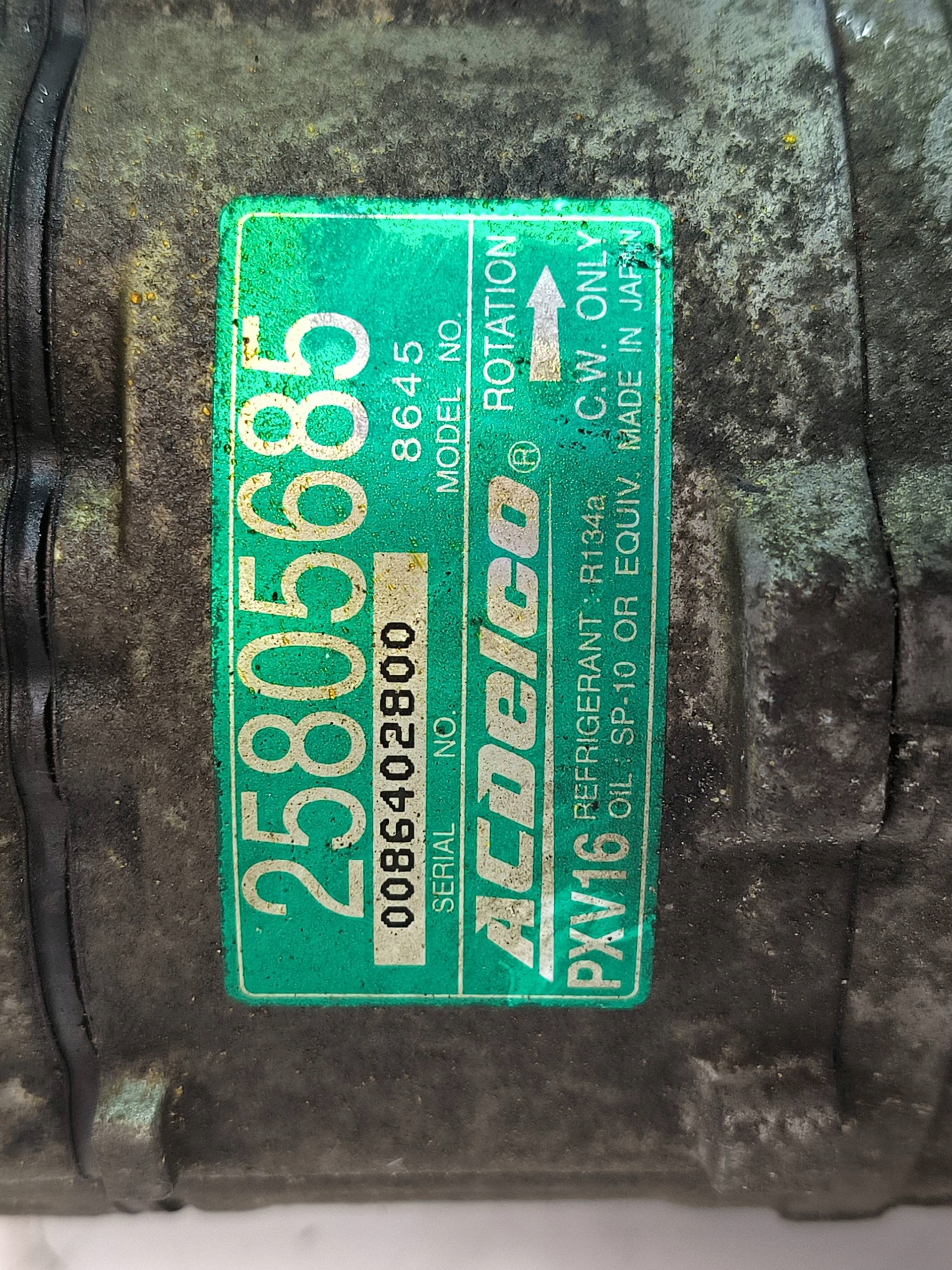Klimakompressor klimaanlage 25805685 CHEVROLET HHR