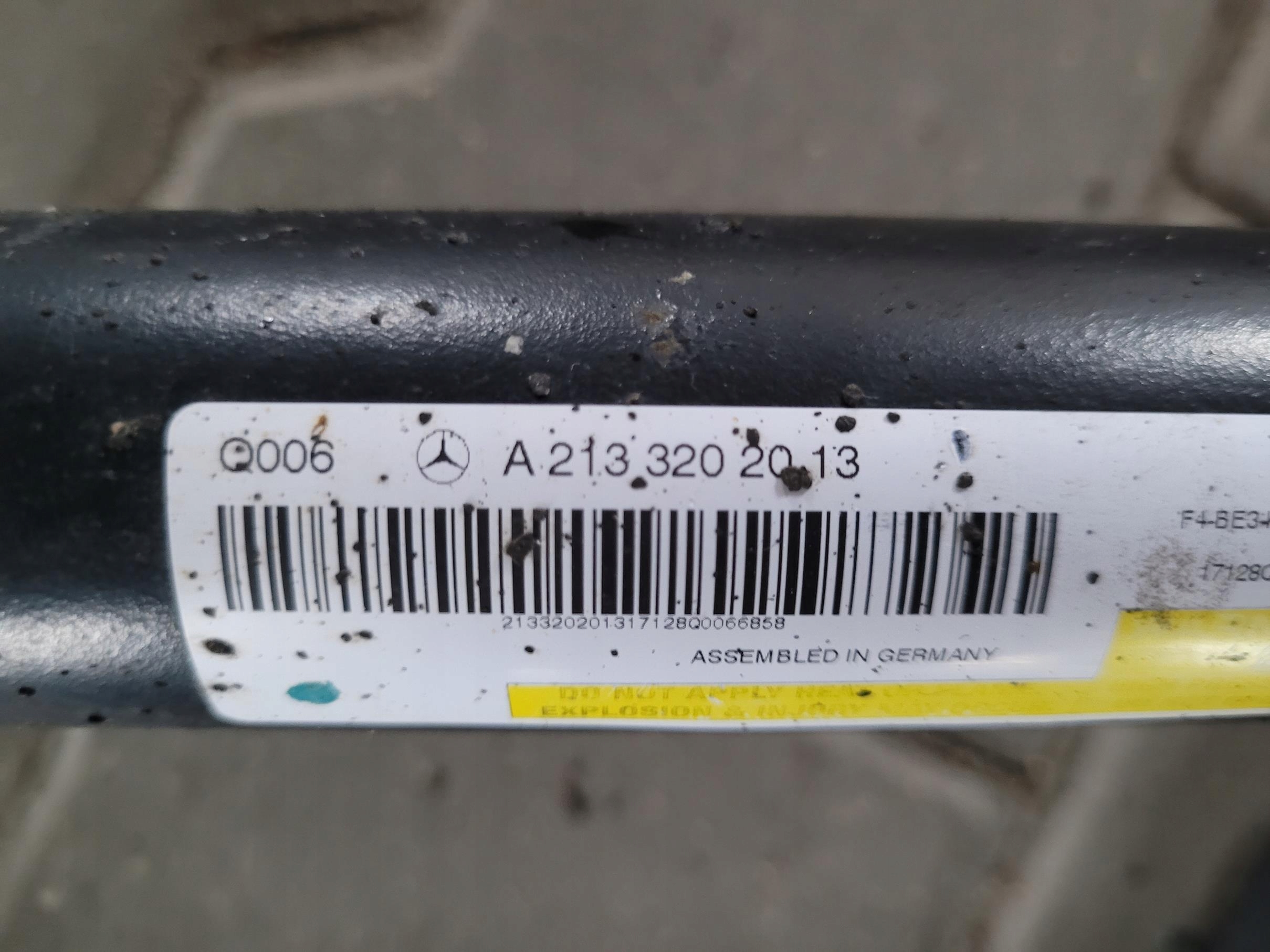 shock absorber front front left right MERCEDES E W213 S213 E 220 D 2.0 CDI