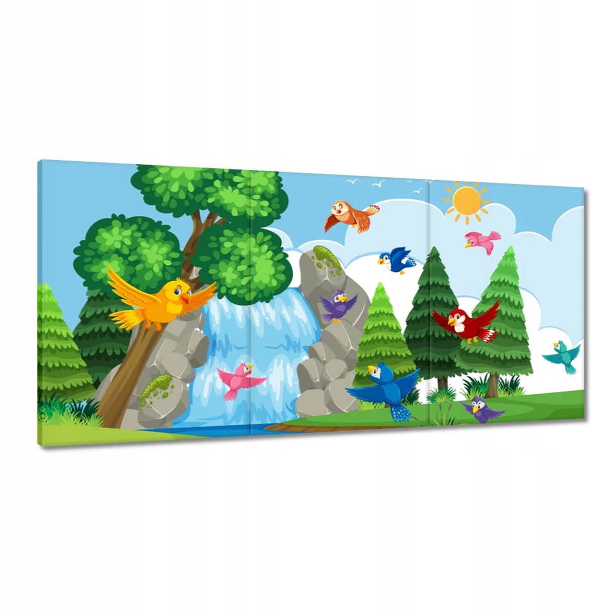 Obrazy 180x90 Zvieratká Vodopád