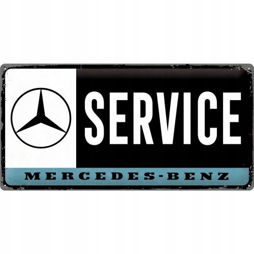 Табличка Mercedes-Benz Service 25x50 metal 27029