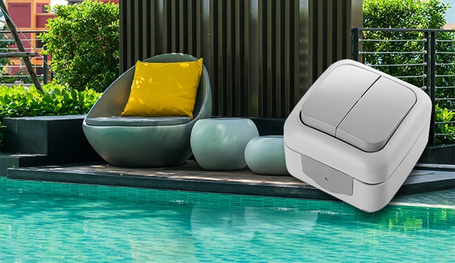 Viko PALMIYE Łącznik natynkowy schodowy podwójny Rodzaj produktu wyłącznik schodowy