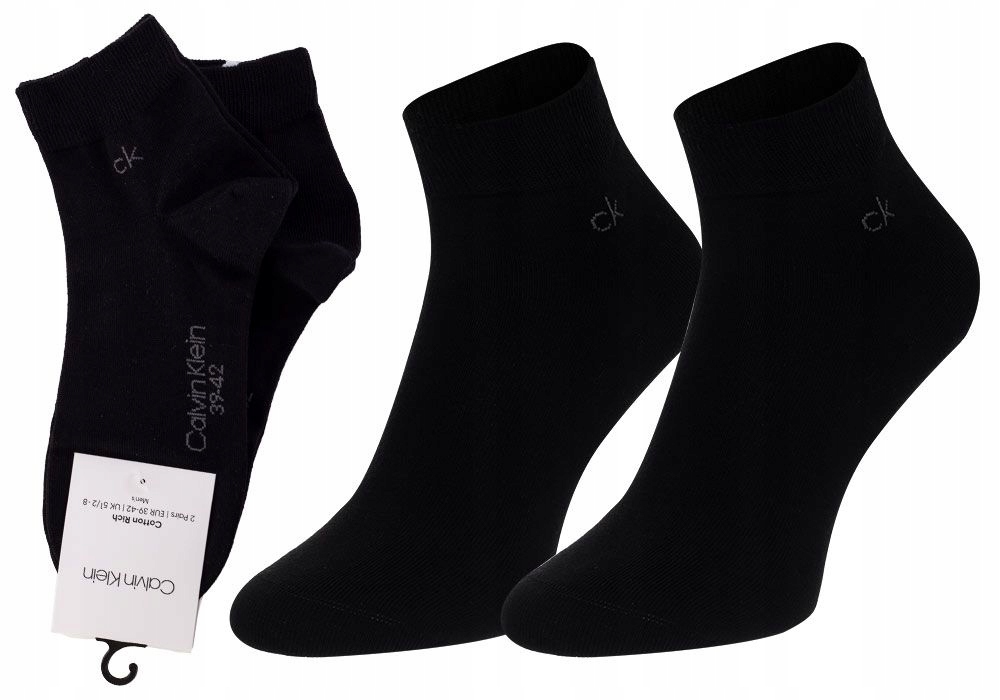 

Calvin Klein Skarpetki Stopki 2P Black r. 43-46