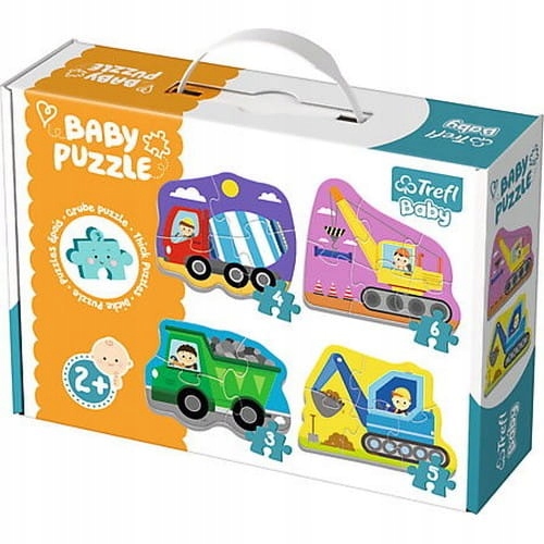 

Puzzle Baby Classic Pojazdy Na Budowie Trefl