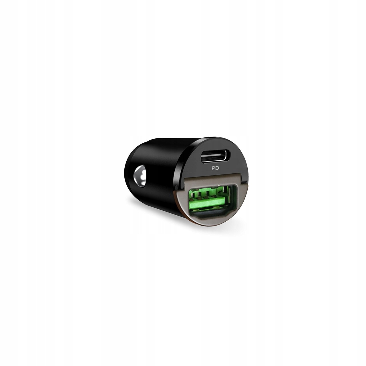 automobilová Usb-c Usb-a Pd černá