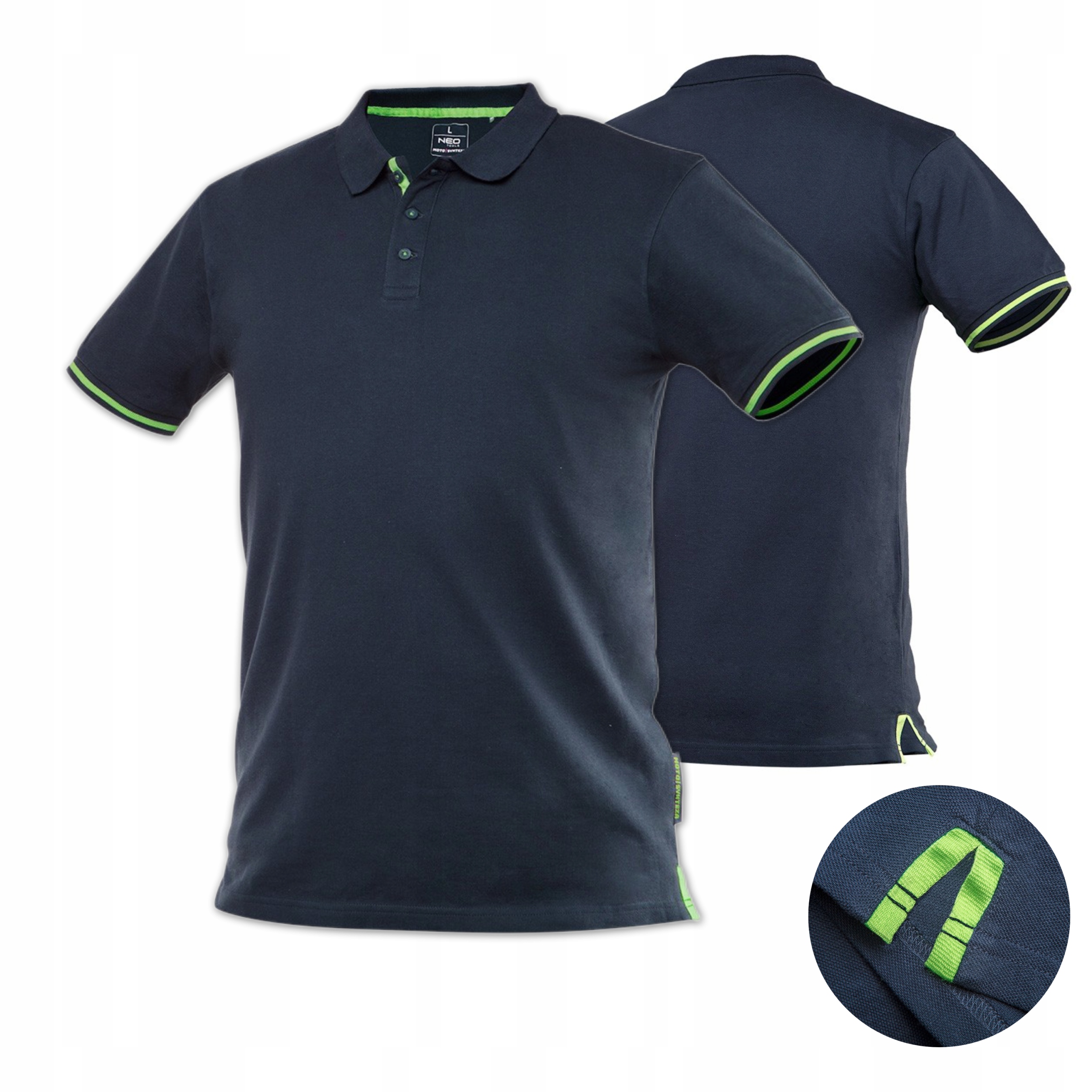 

Neo T-shirt Koszulka Polo Motosynteza Pique r. L