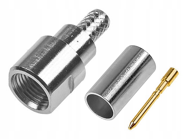 Wtyk FME 50Ohm zaciskany na kabel RG-58