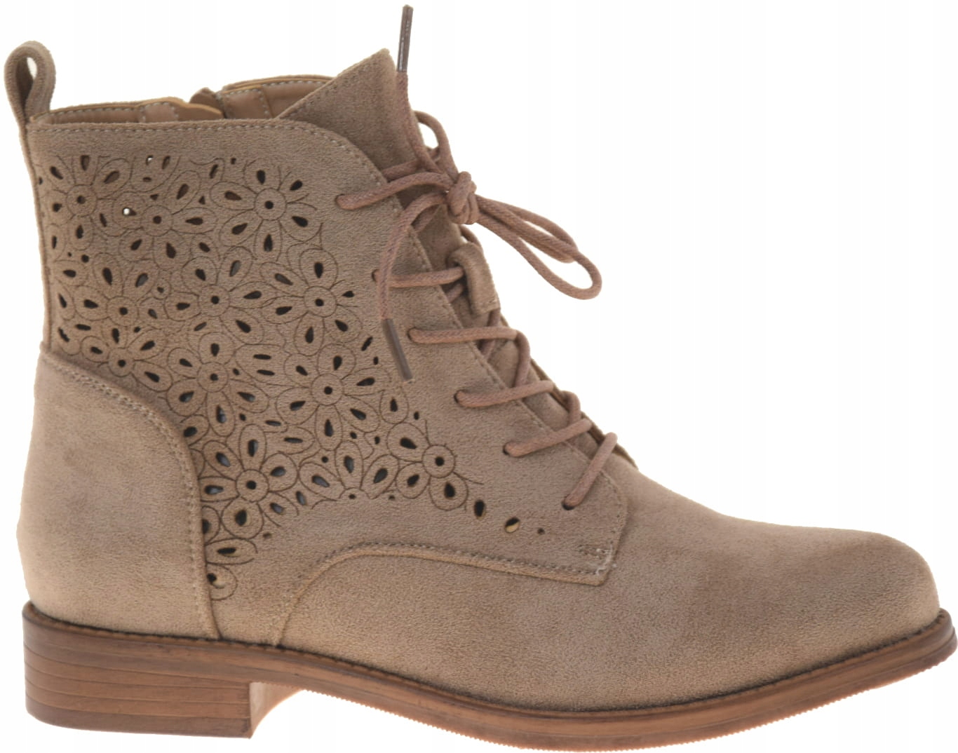 Stylové Kotníkové Boty S. Barski HY42-136 Beige Módní A Pohodlné Dámské Boty VEL.37