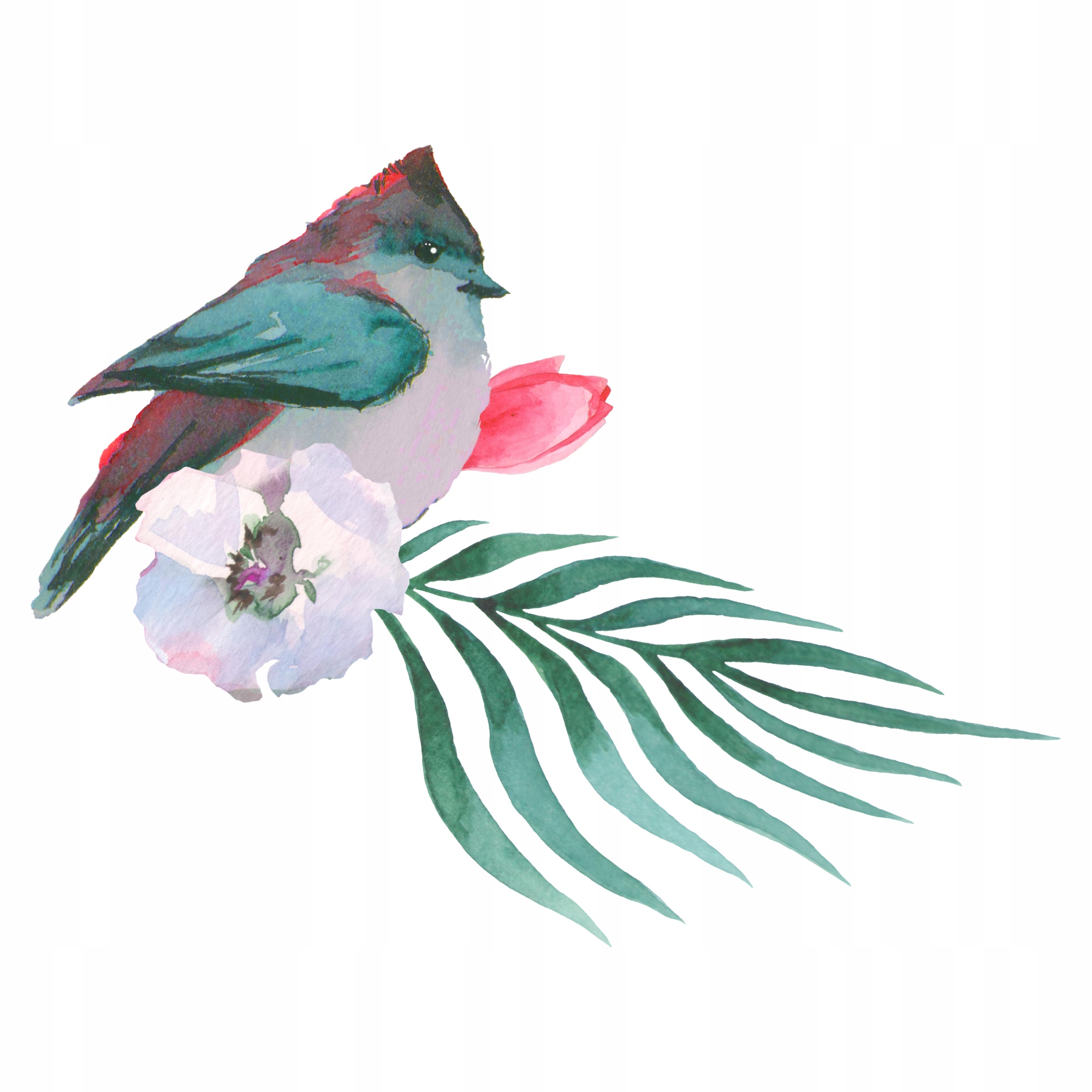 

Naprasowanka Ptak I Kwiaty Naklejeka Na Odzież 13