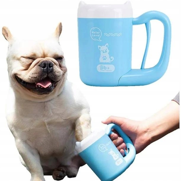 Automatyczny kubek do czyszczenia czyścik do mycia łap psa 2w1 dla kota psa