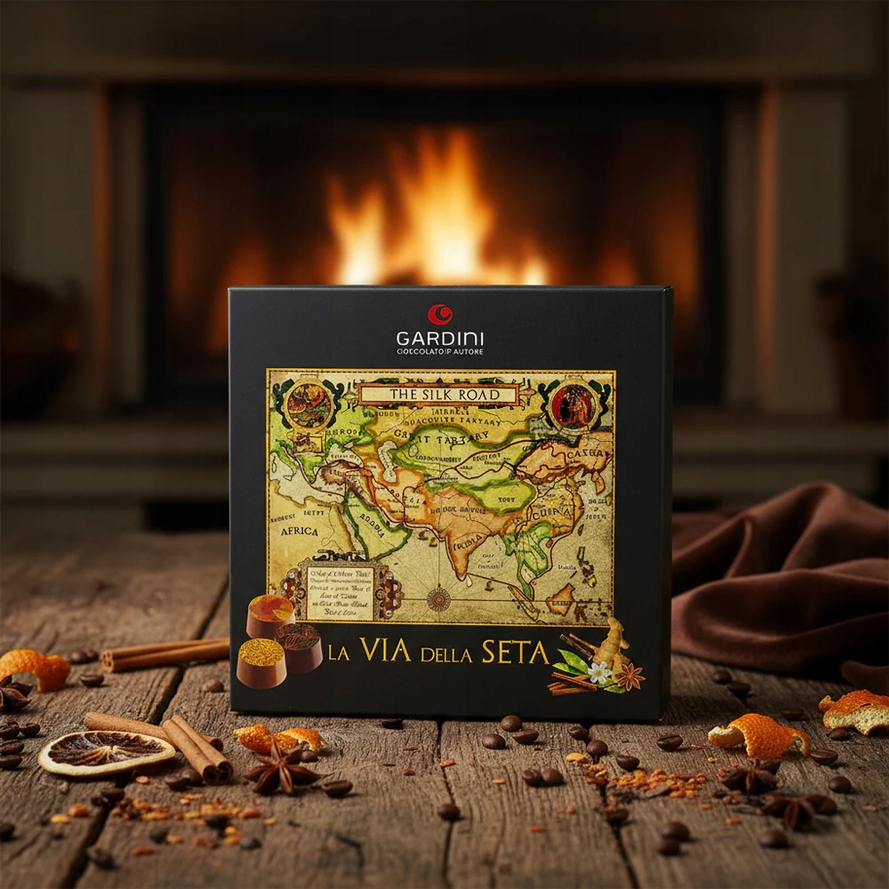 Levně 12 čokoládových pralinek Gardini „La Via Della Seta“ (110g)