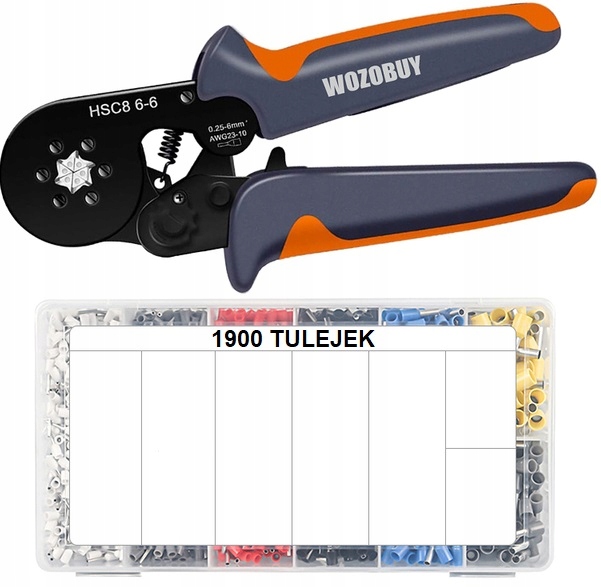 ZACISKARKA DO KONEKTORÓW KOŃCÓWEK 1900 TULEJEK Marka inna