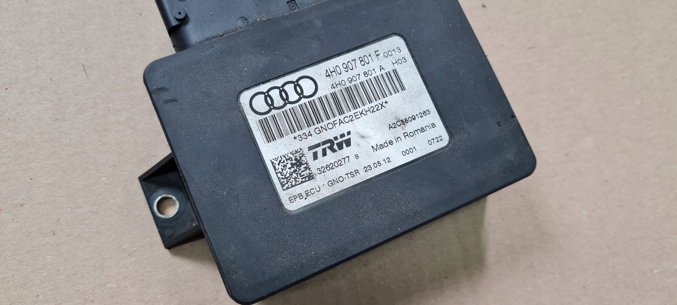 A6 C7 4G module electric brake 4H0907801F A7 4G S7