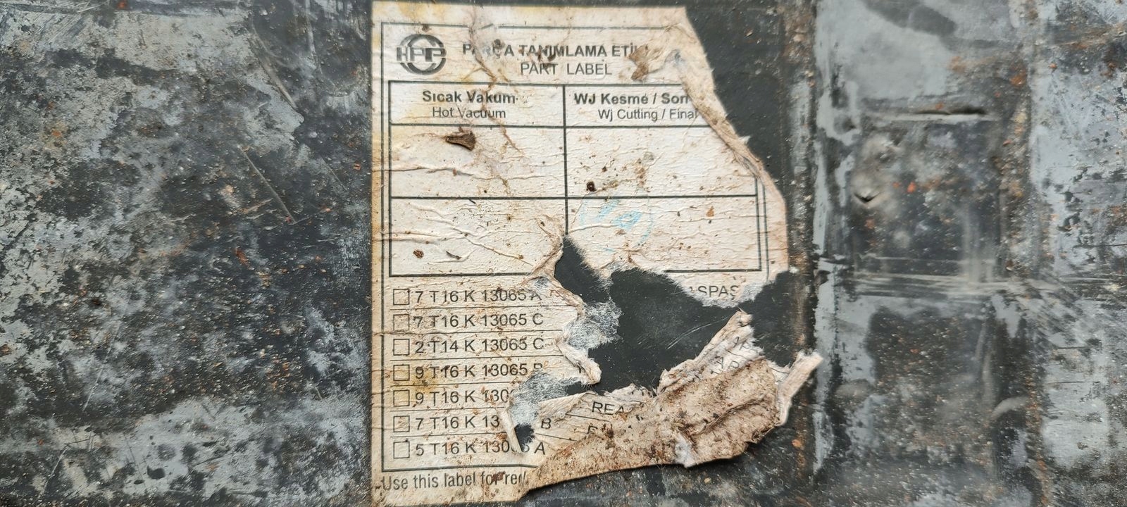 mats floor rear part rear Ford Transit Connect MK1 1,8 TDCI